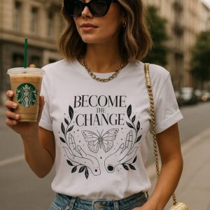 Camiseta T-shirt Feminina Borboleta