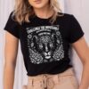 T-shirt Feminina Preta Estampa de Onça - Image 3