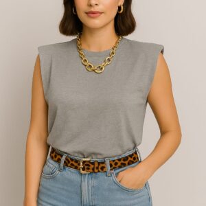 Muscle T-shirt Regata Com Ombreira