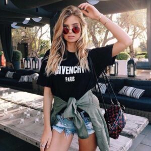 Home camiseta feminina fashion estilo givenchy | tendência blogueira