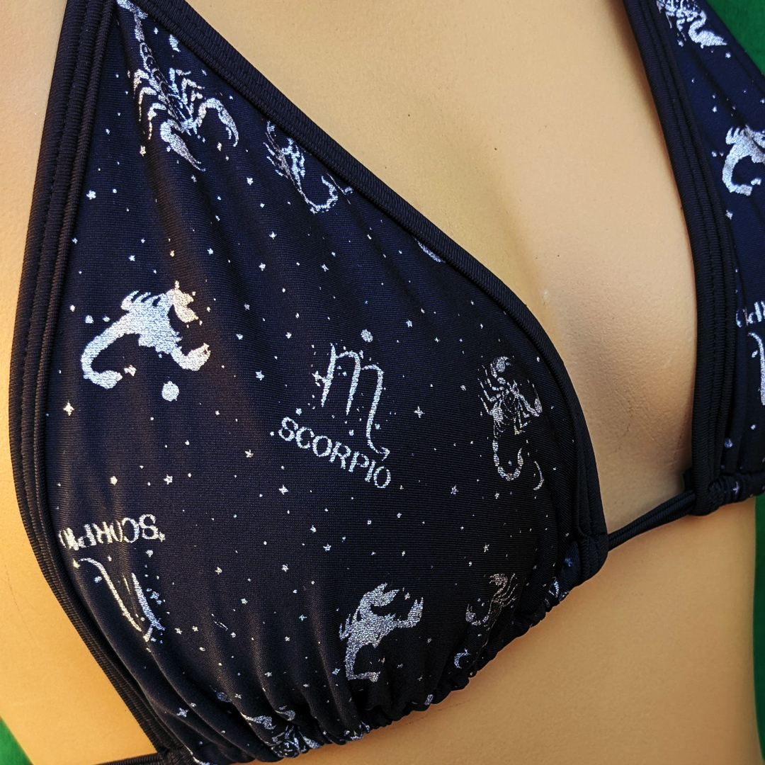 biquini de fita signo de escorpião biquini de fita signo de escorpião