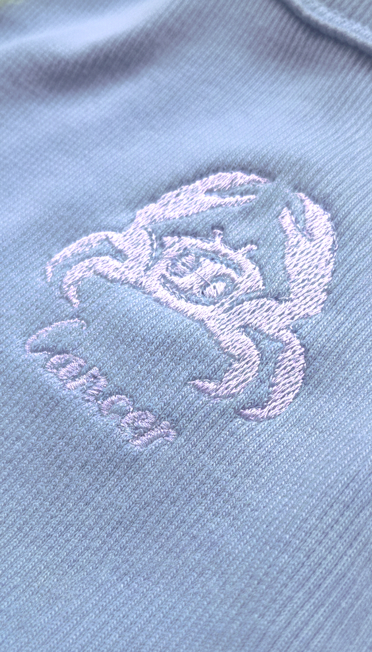 cropped regata canelado signo de câncer cropped regata canelado signo de câncer